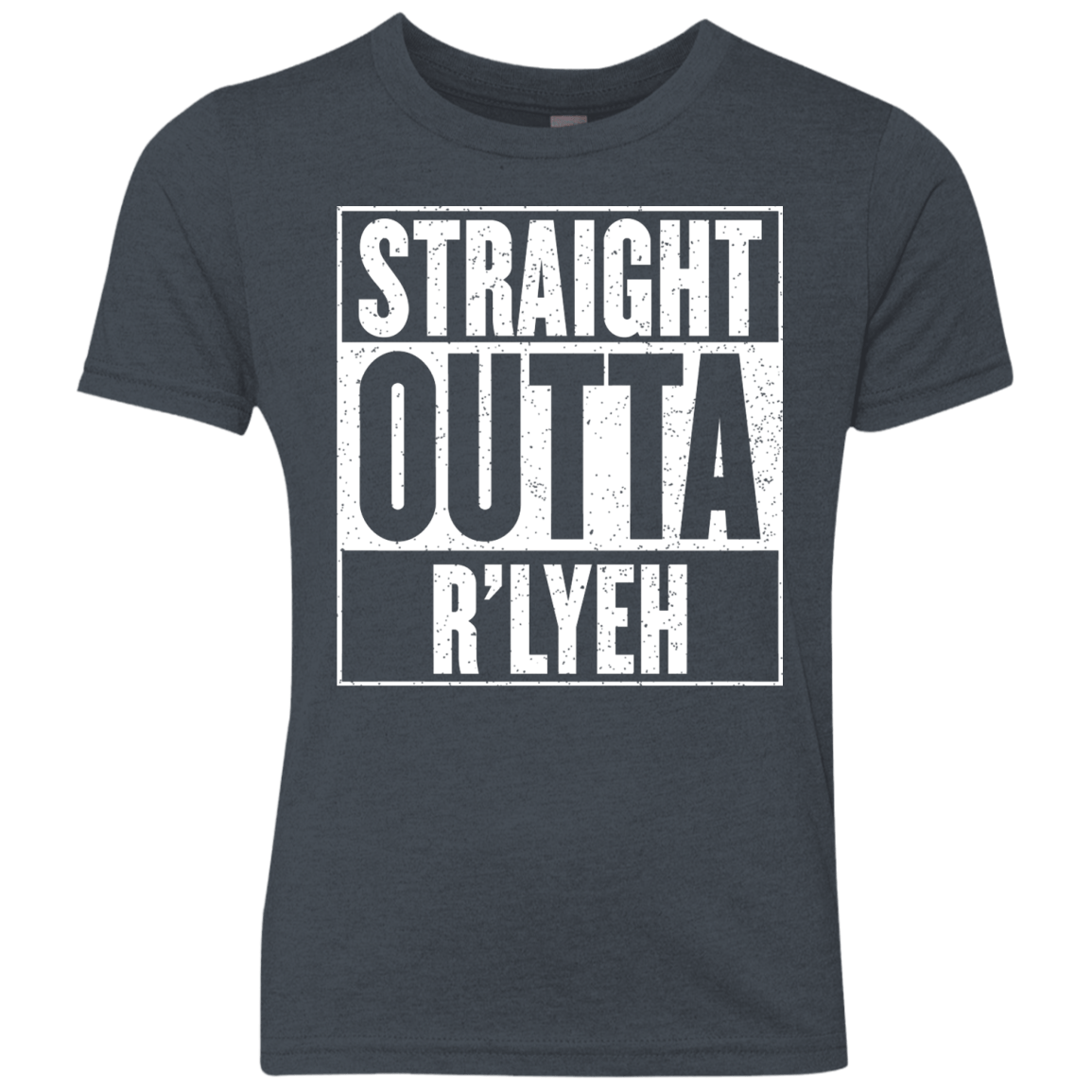 Straight Outta R'lyeh Youth Triblend T-Shirt