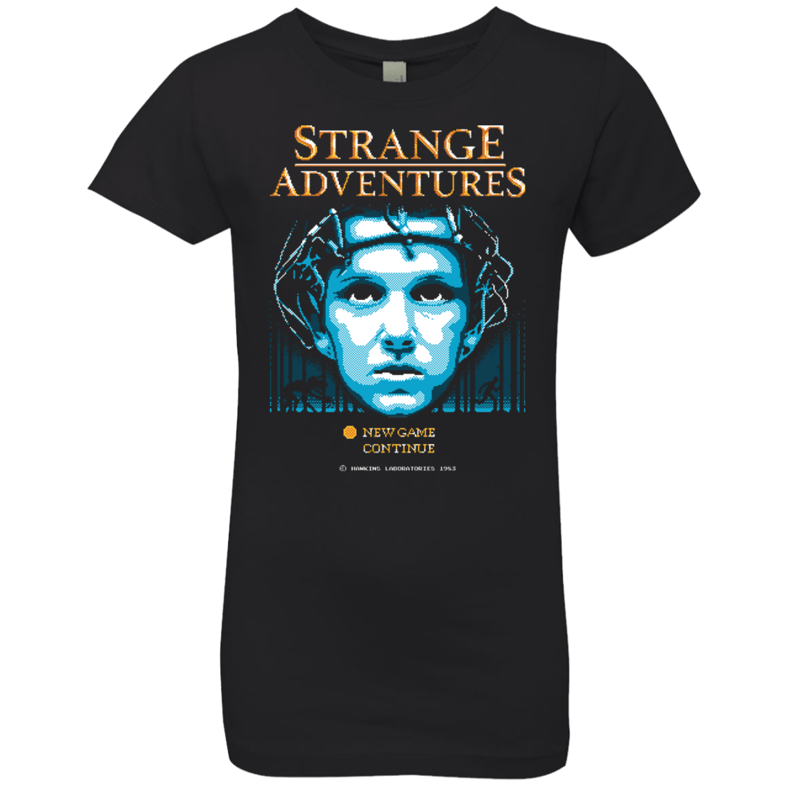 T-Shirts Black / YXS Strange Adventures Girls Premium T-Shirt