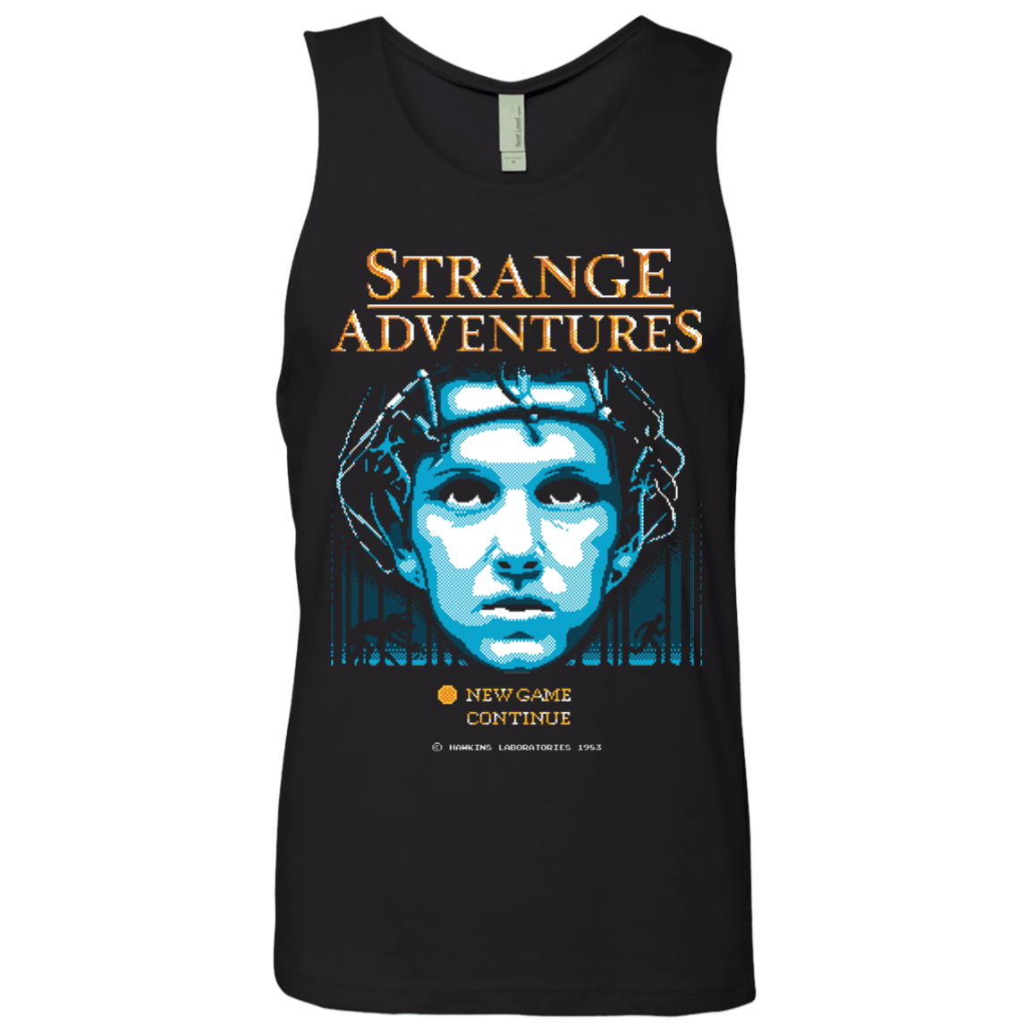 T-Shirts Black / Small Strange Adventures Men's Premium Tank Top