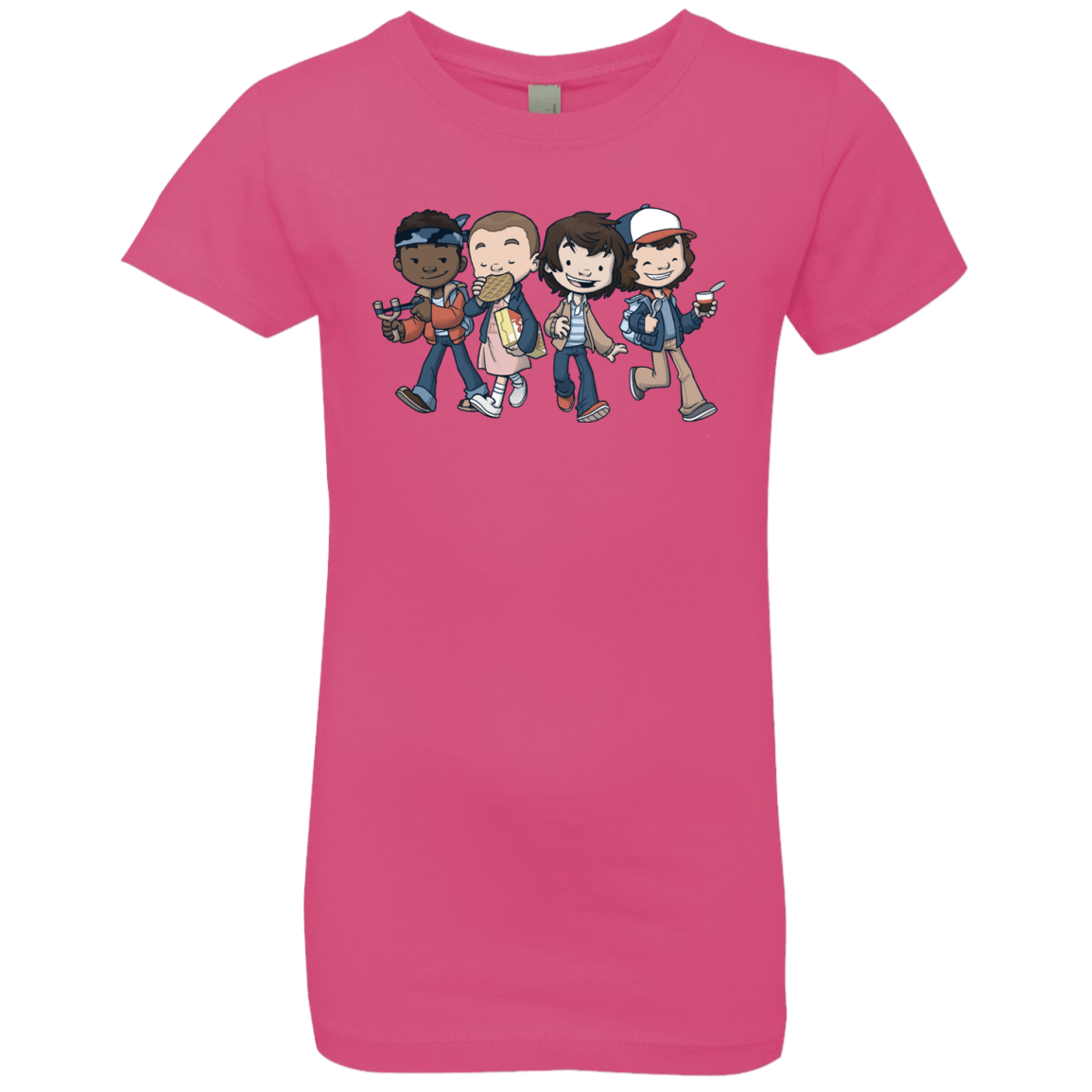 T-Shirts Hot Pink / YXS Strange BFF Girls Premium T-Shirt