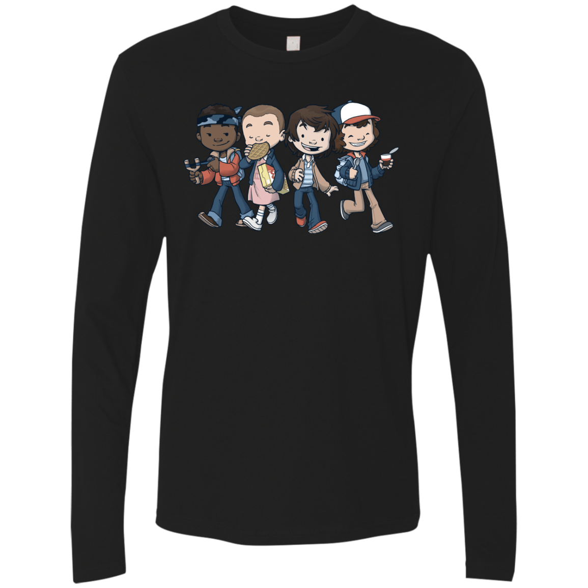 T-Shirts Black / Small Strange BFF Men's Premium Long Sleeve