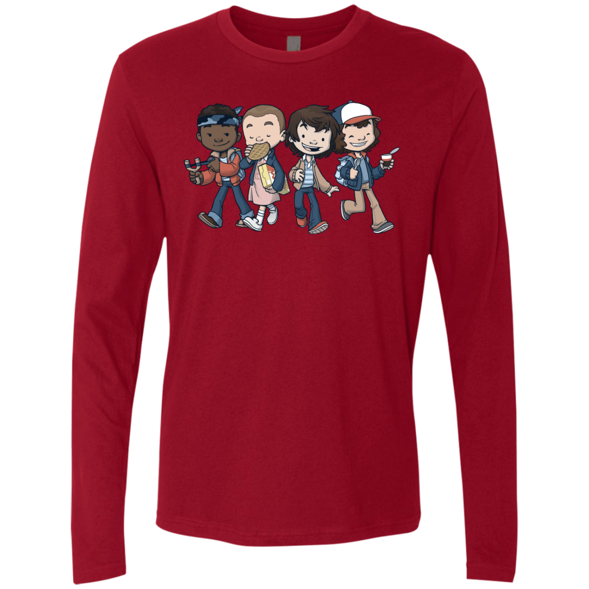 T-Shirts Cardinal / Small Strange BFF Men's Premium Long Sleeve