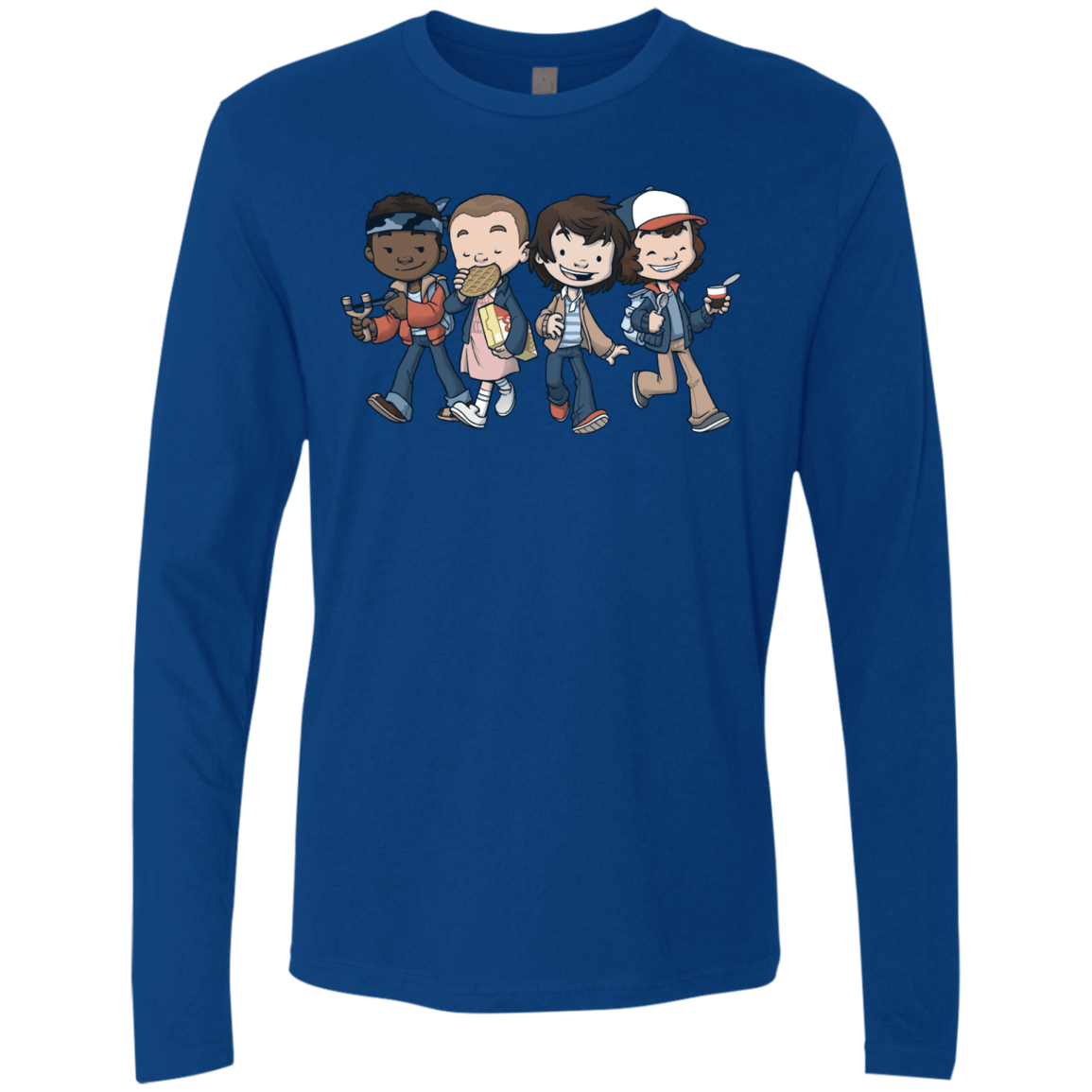 T-Shirts Royal / Small Strange BFF Men's Premium Long Sleeve