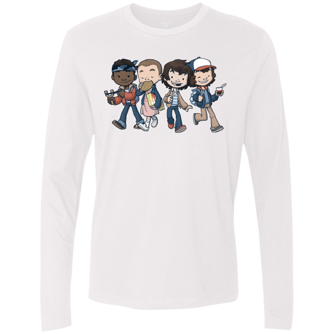 T-Shirts White / Small Strange BFF Men's Premium Long Sleeve