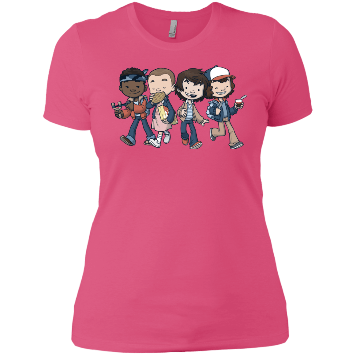 T-Shirts Hot Pink / X-Small Strange BFF Women's Premium T-Shirt