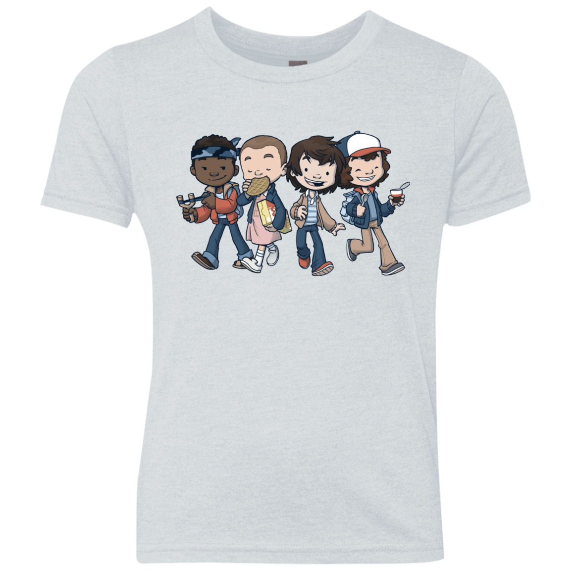 T-Shirts Heather White / YXS Strange BFF Youth Triblend T-Shirt