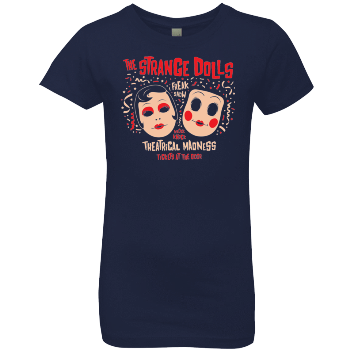 T-Shirts Midnight Navy / YXS STRANGE DOLLS Girls Premium T-Shirt