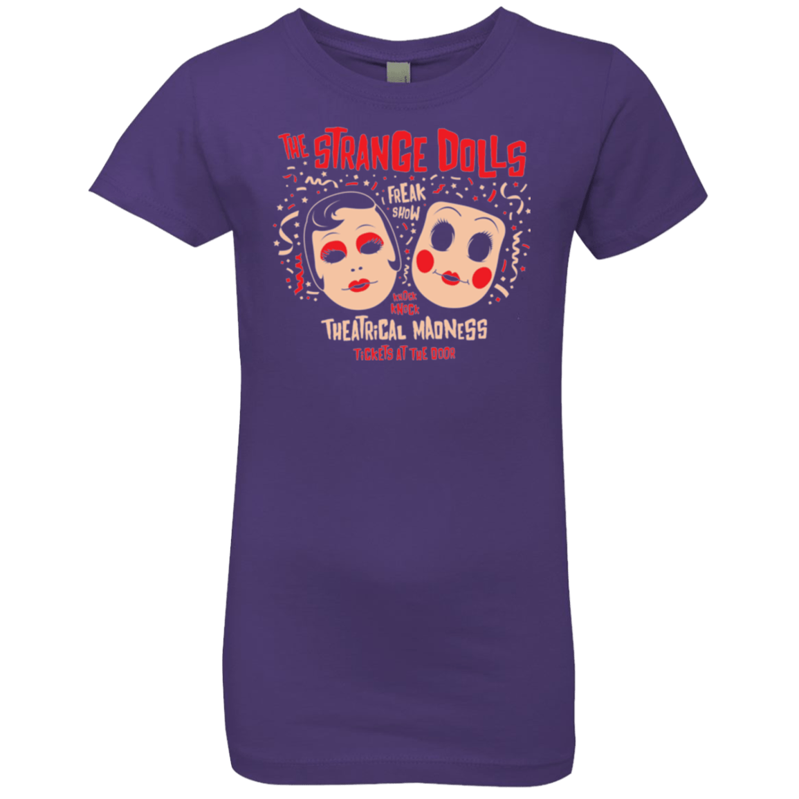 T-Shirts Purple Rush / YXS STRANGE DOLLS Girls Premium T-Shirt