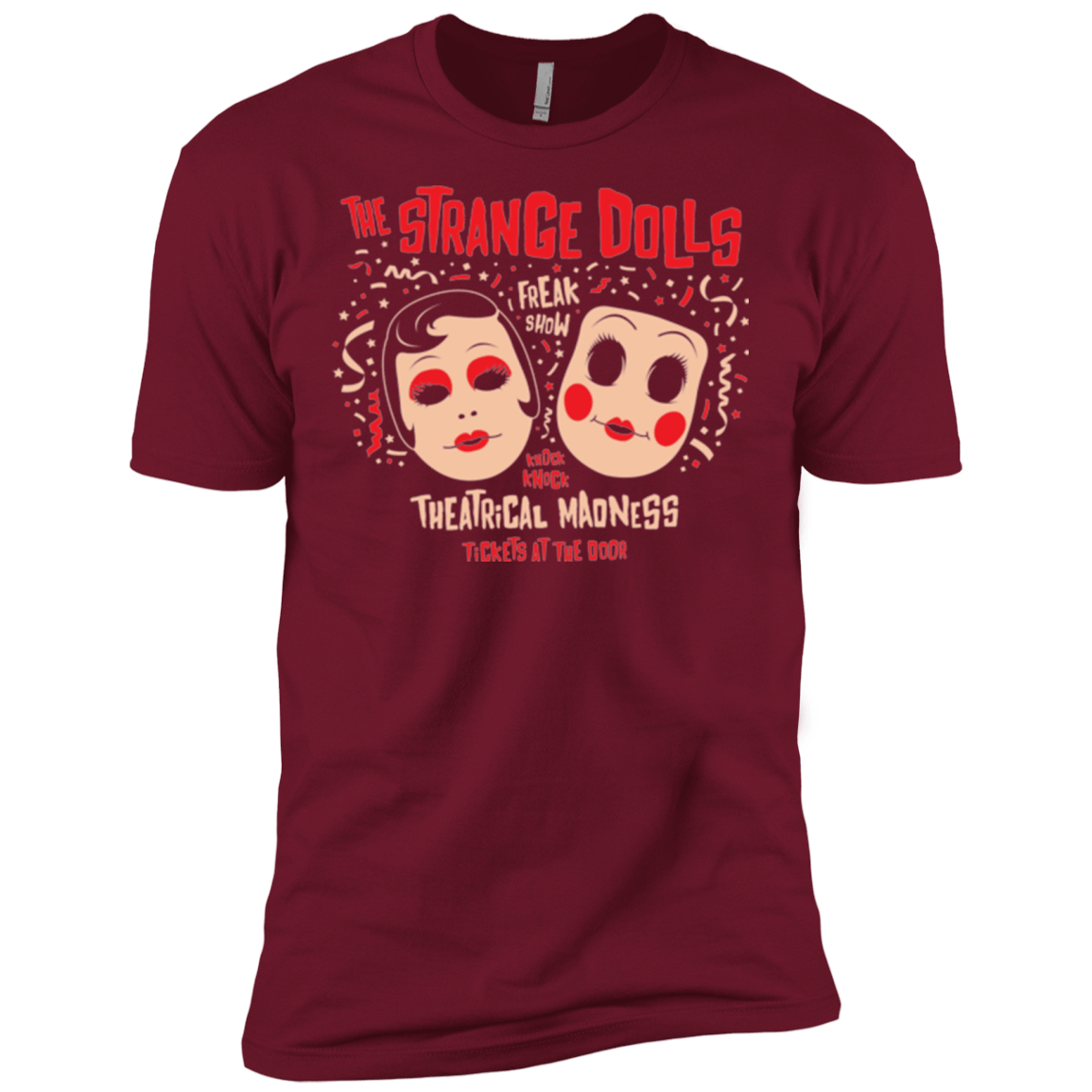 T-Shirts Cardinal / X-Small STRANGE DOLLS Men's Premium T-Shirt