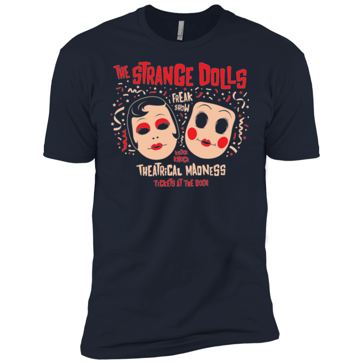 T-Shirts Midnight Navy / X-Small STRANGE DOLLS Men's Premium T-Shirt