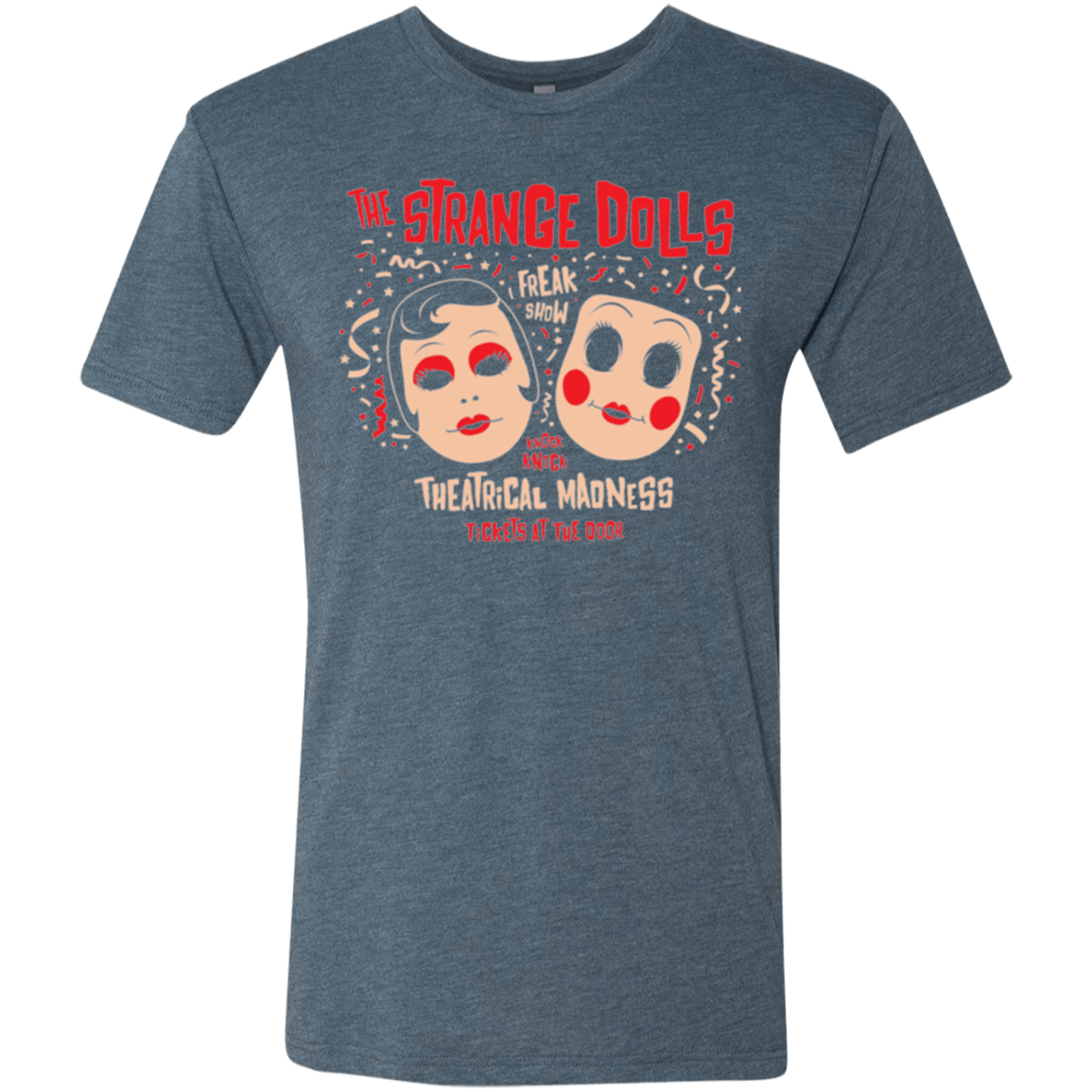 T-Shirts Indigo / Small STRANGE DOLLS Men's Triblend T-Shirt