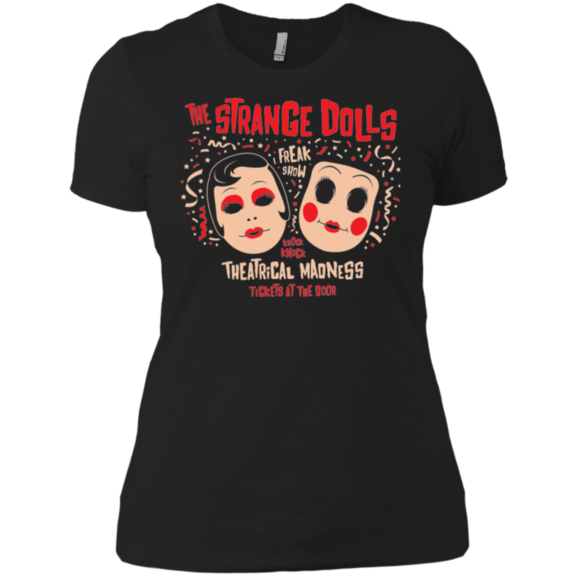 T-Shirts Black / X-Small STRANGE DOLLS Women's Premium T-Shirt