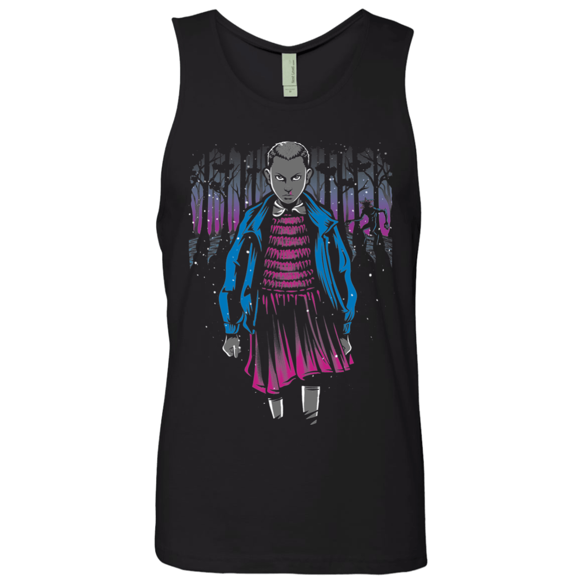 T-Shirts Black / Small Strange Girl Men's Premium Tank Top
