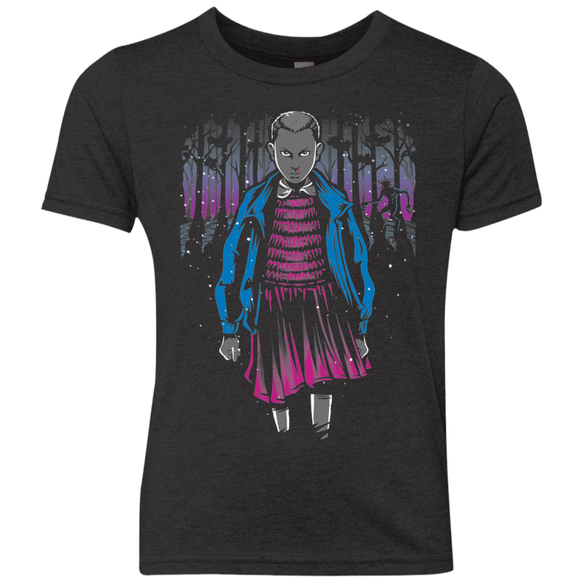 T-Shirts Vintage Black / YXS Strange Girl Youth Triblend T-Shirt