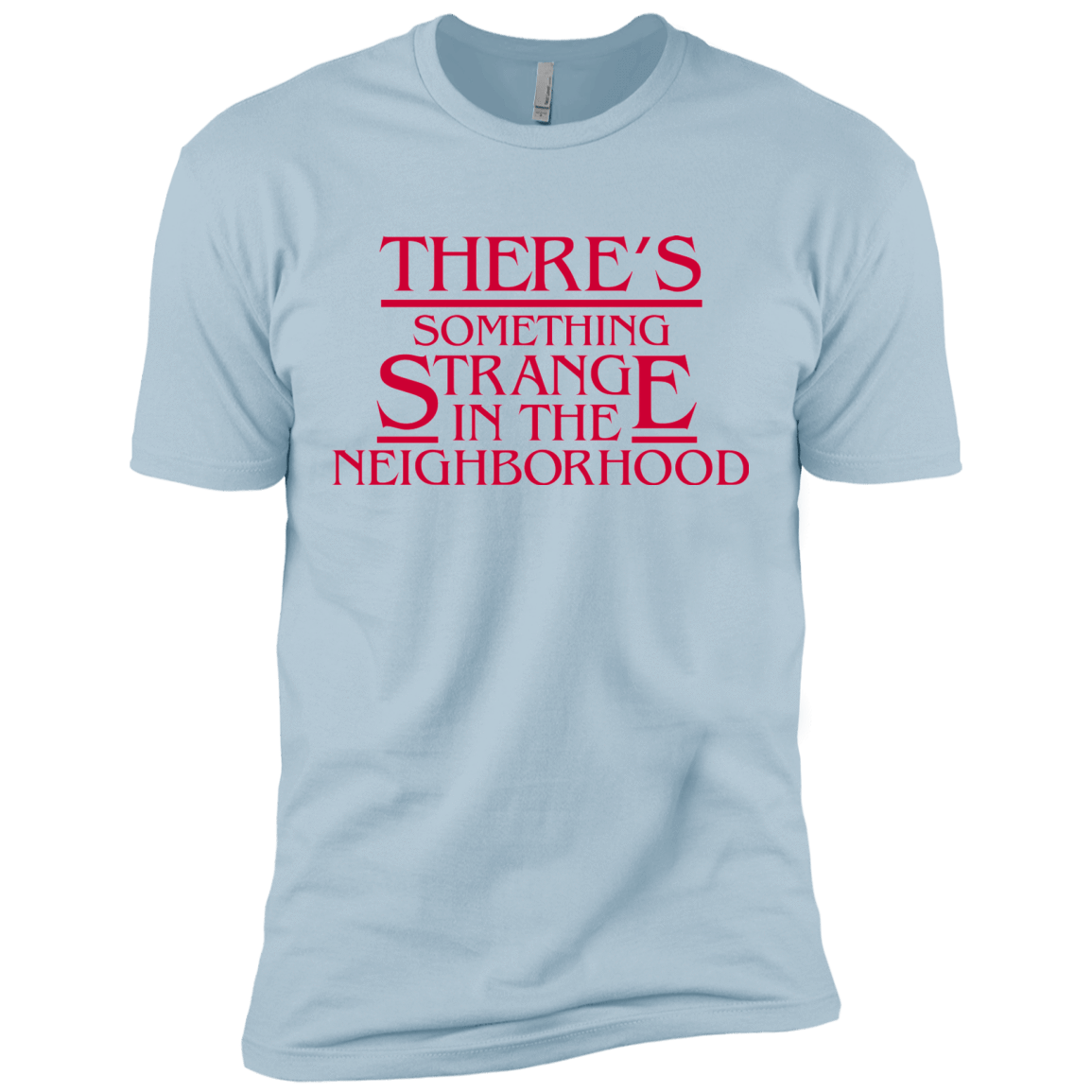 T-Shirts Light Blue / X-Small Strange Hawkins Men's Premium T-Shirt