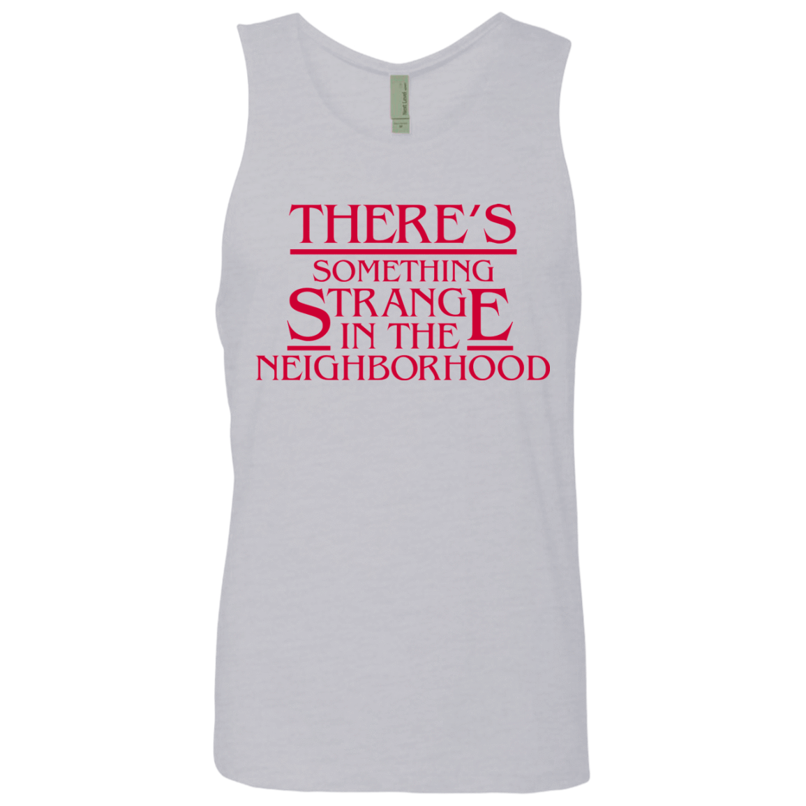 T-Shirts Heather Grey / Small Strange Hawkins Men's Premium Tank Top