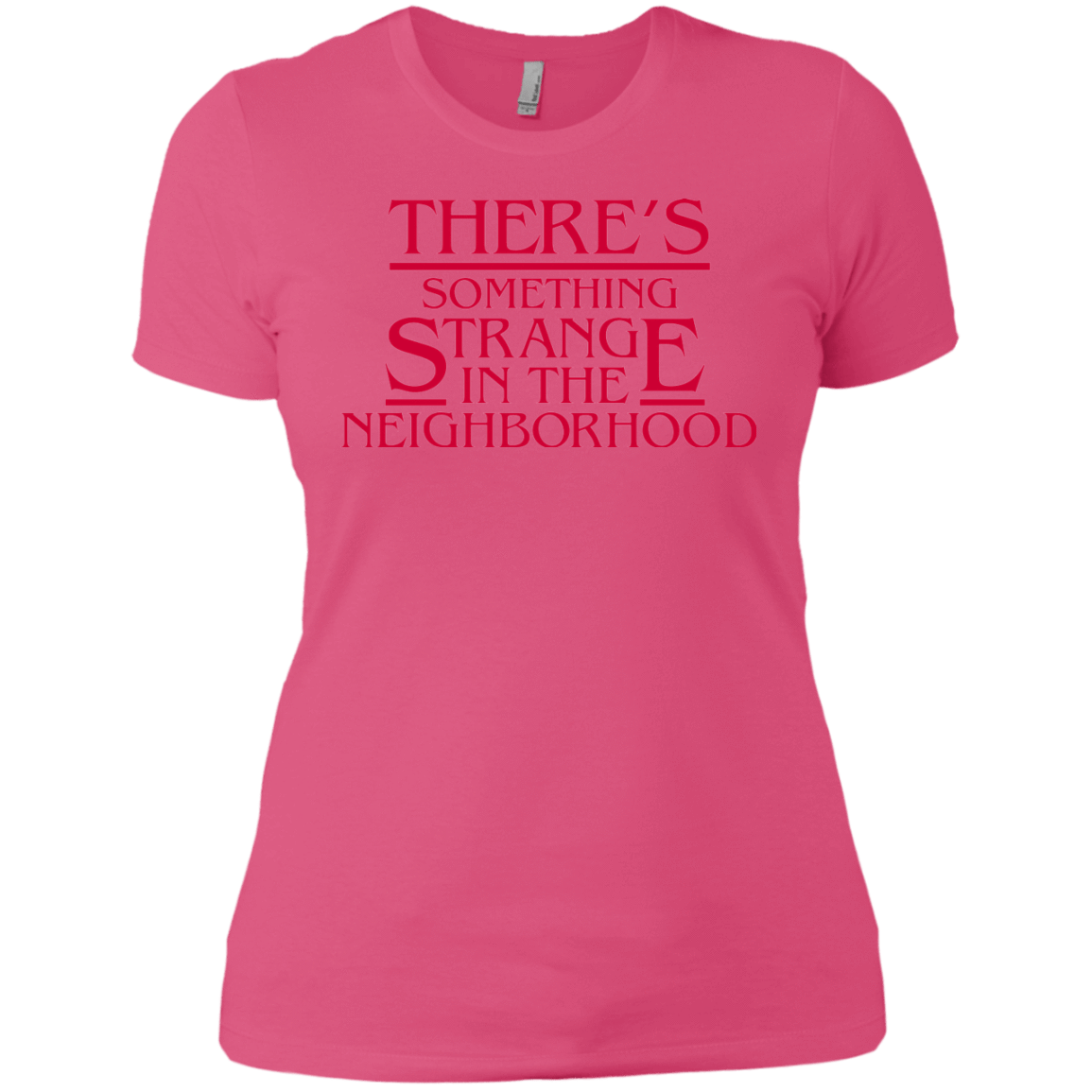 T-Shirts Hot Pink / X-Small Strange Hawkins Women's Premium T-Shirt