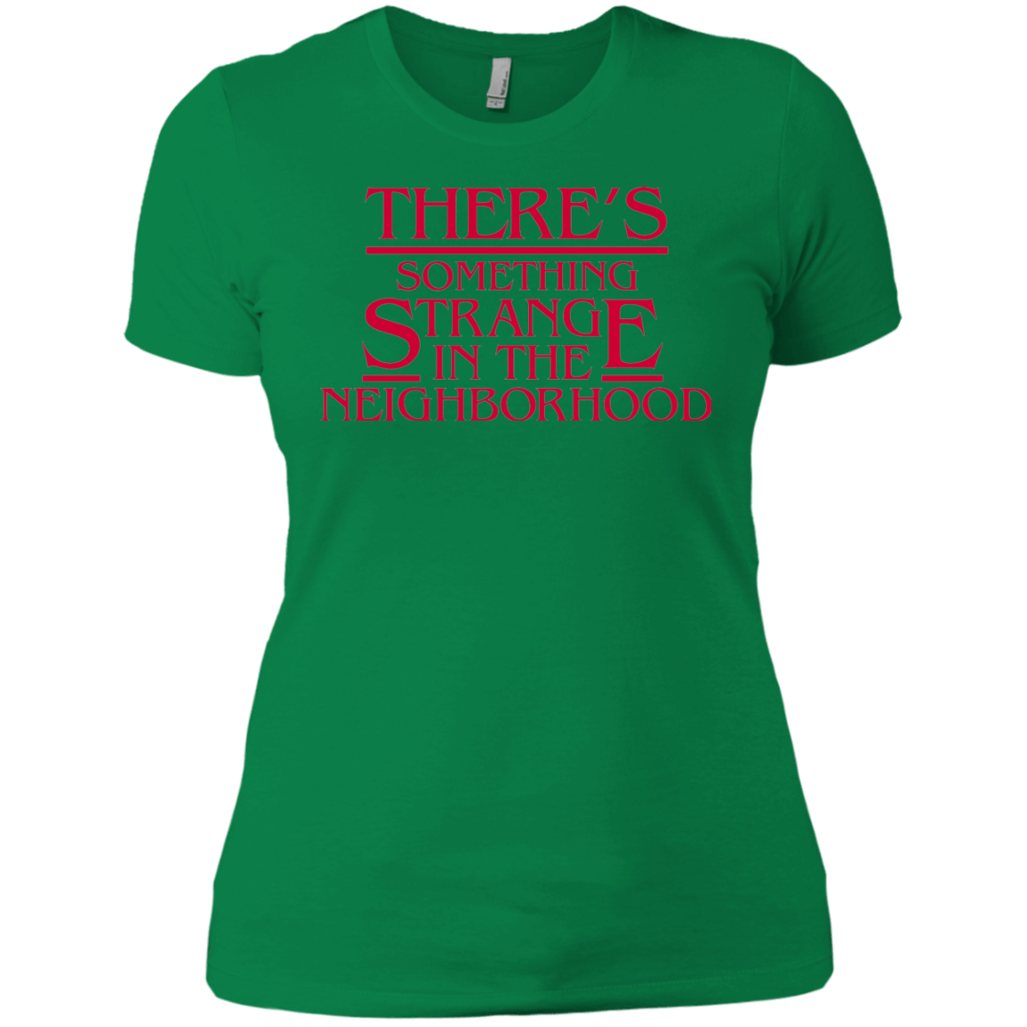 T-Shirts Kelly Green / X-Small Strange Hawkins Women's Premium T-Shirt