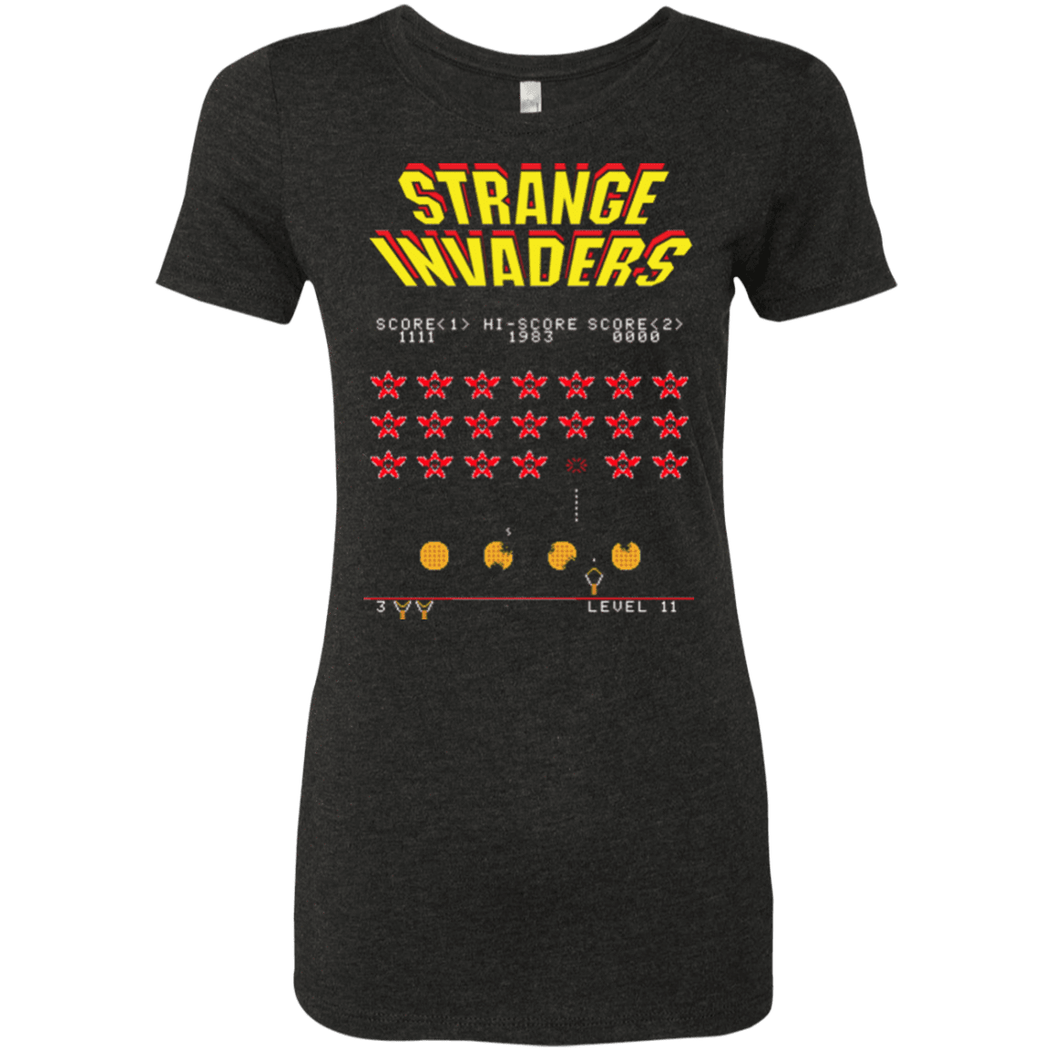 T-Shirts Vintage Black / Small Strange Invaders Women's Triblend T-Shirt