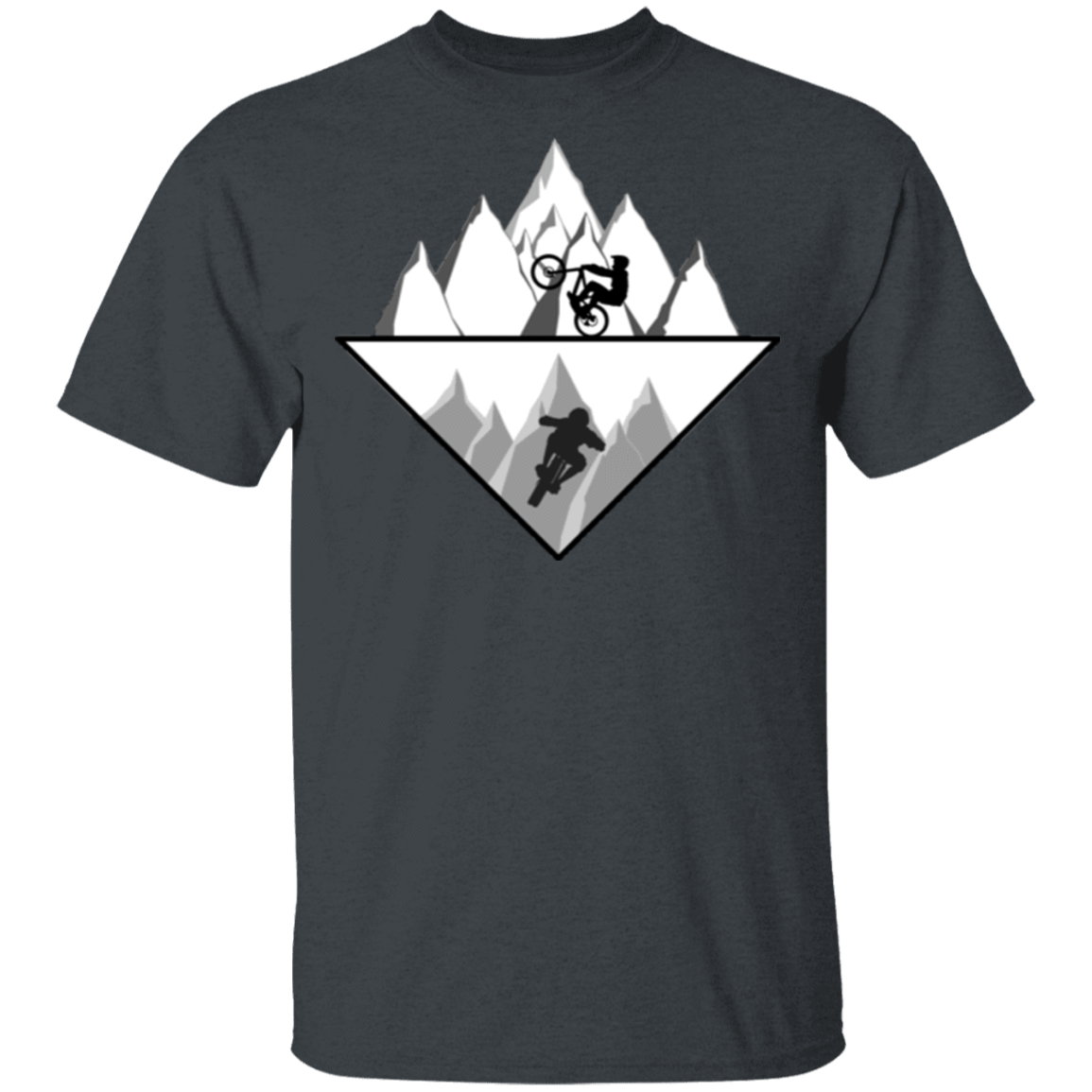 T-Shirts Dark Heather / S Strange Reflection Ride T-Shirt