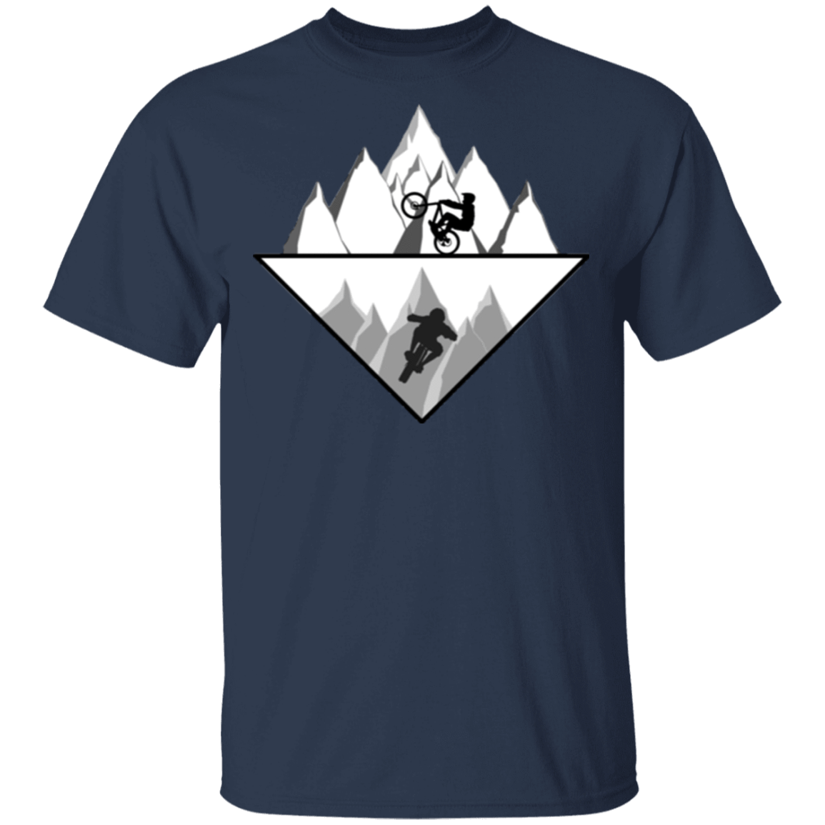 T-Shirts Navy / S Strange Reflection Ride T-Shirt