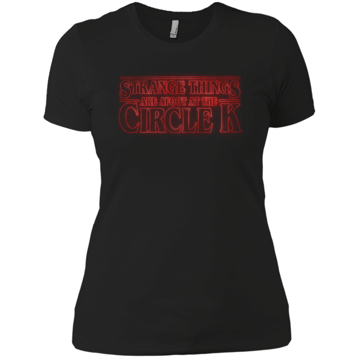 T-Shirts Black / X-Small Strange Things Circle K Women's Premium T-Shirt
