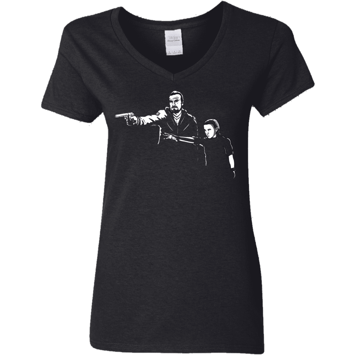 T-Shirts Black / S Stranger Fiction Women's V-Neck T-Shirt