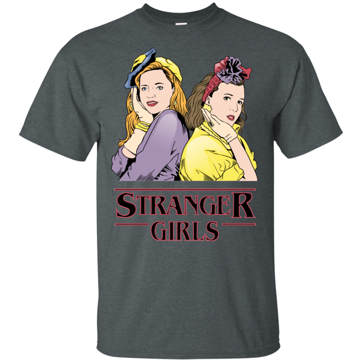 T-Shirts Dark Heather / S Stranger Girls T-Shirt