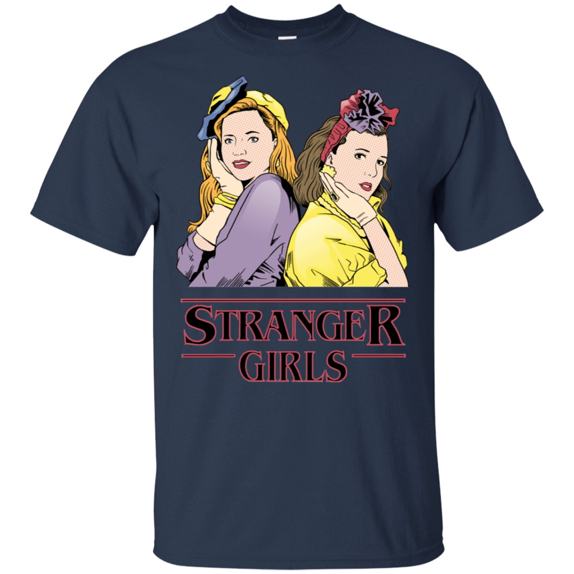 T-Shirts Navy / S Stranger Girls T-Shirt