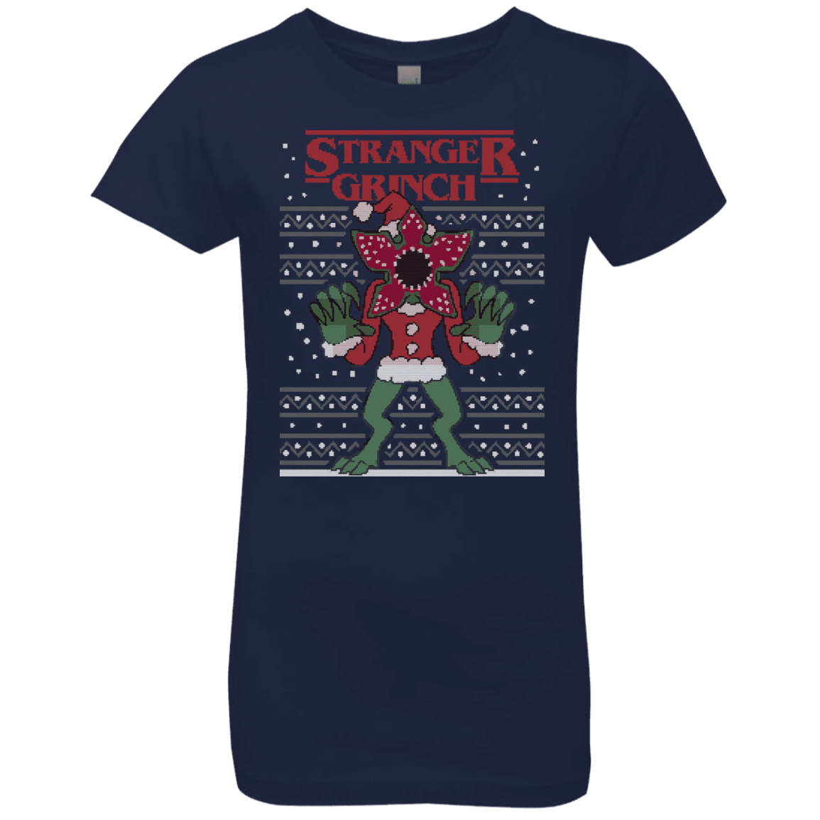 T-Shirts Midnight Navy / YXS Stranger Grinch Girls Premium T-Shirt