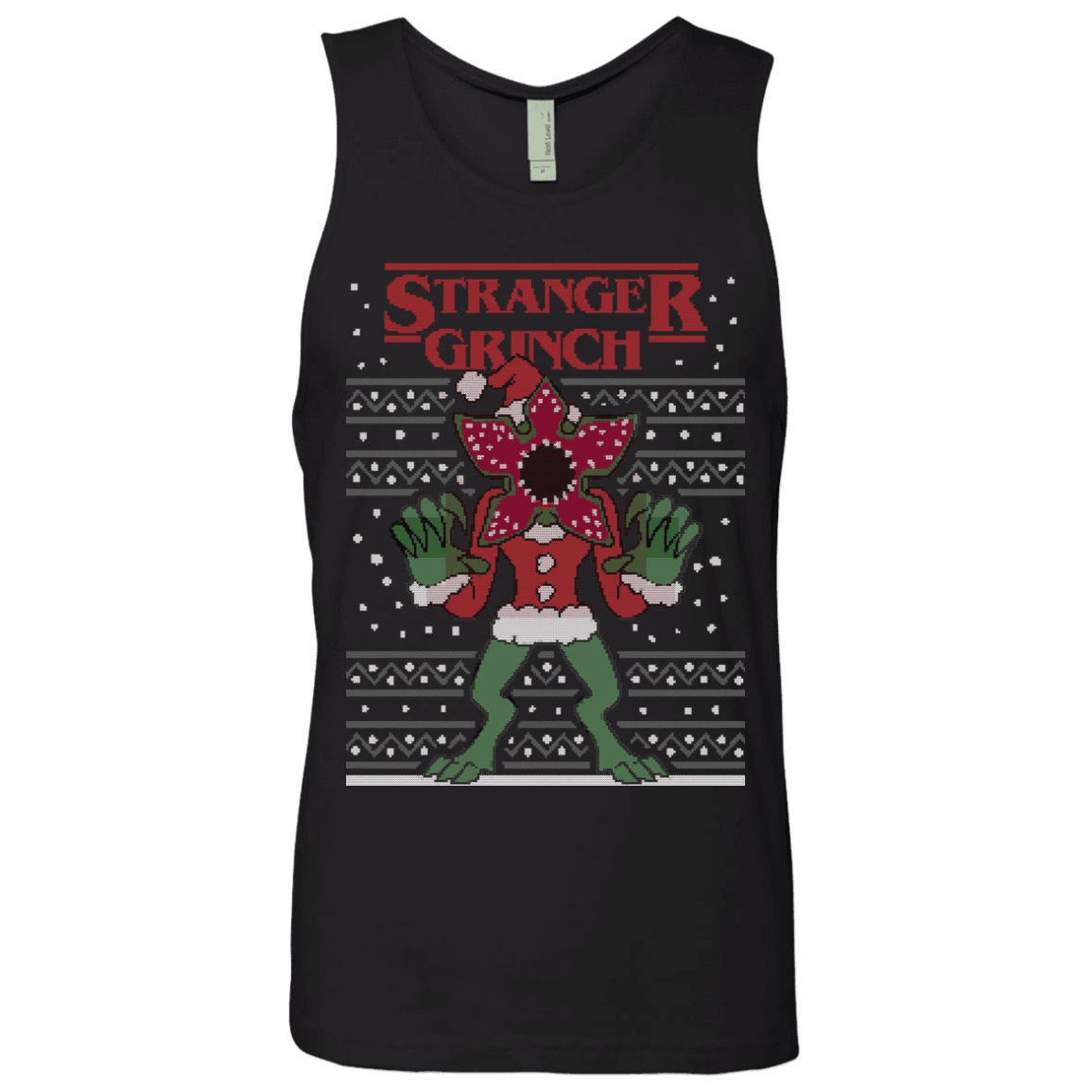 T-Shirts Black / Small Stranger Grinch Men's Premium Tank Top