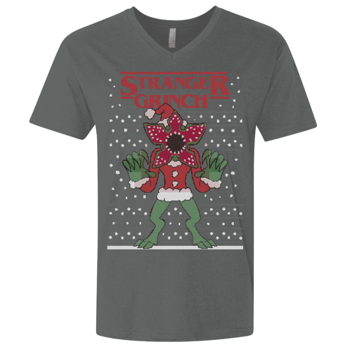 T-Shirts Heavy Metal / X-Small Stranger Grinch Men's Premium V-Neck