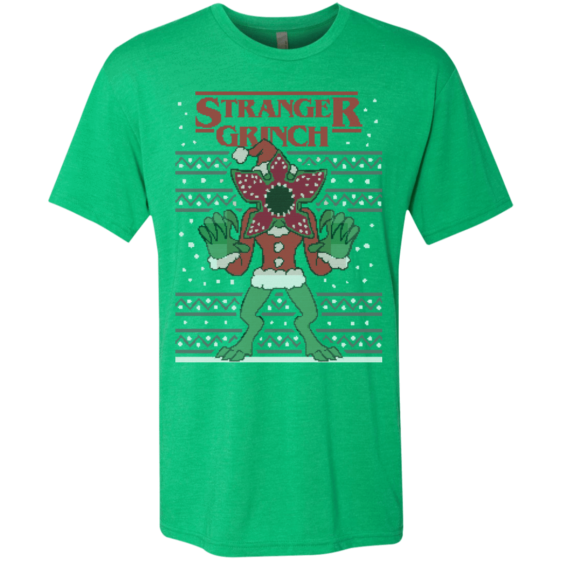 T-Shirts Envy / Small Stranger Grinch Men's Triblend T-Shirt
