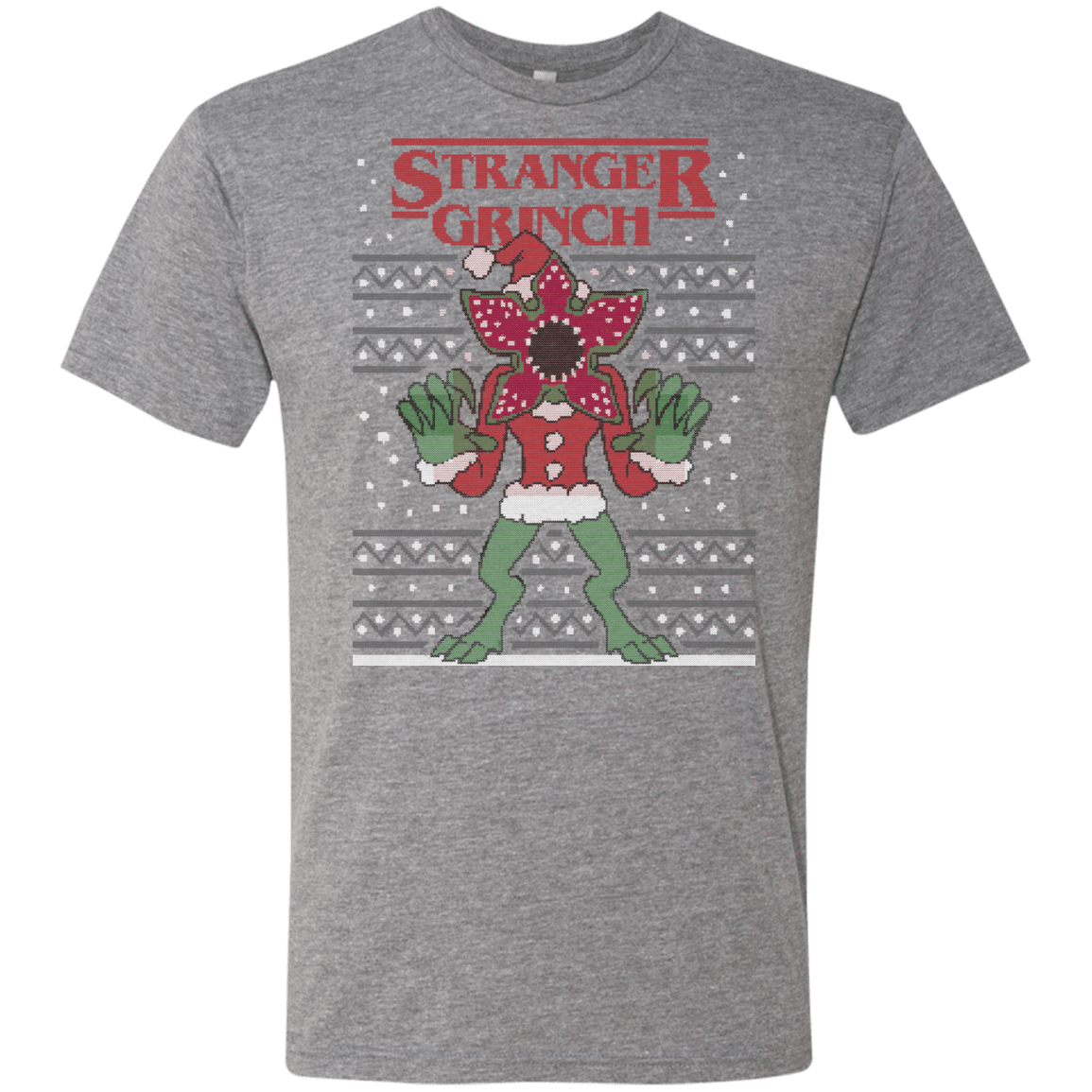 T-Shirts Premium Heather / Small Stranger Grinch Men's Triblend T-Shirt