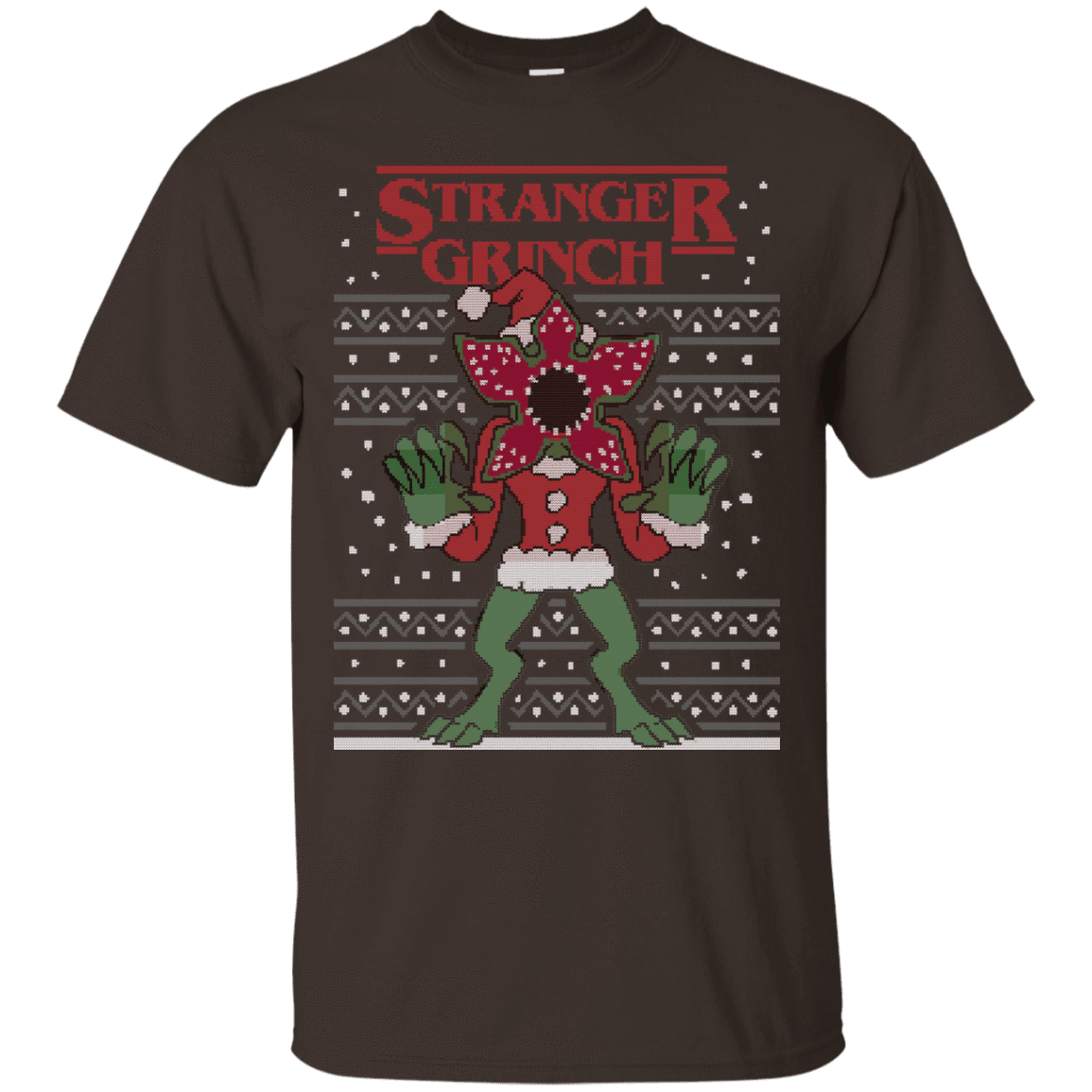 T-Shirts Dark Chocolate / Small Stranger Grinch T-Shirt