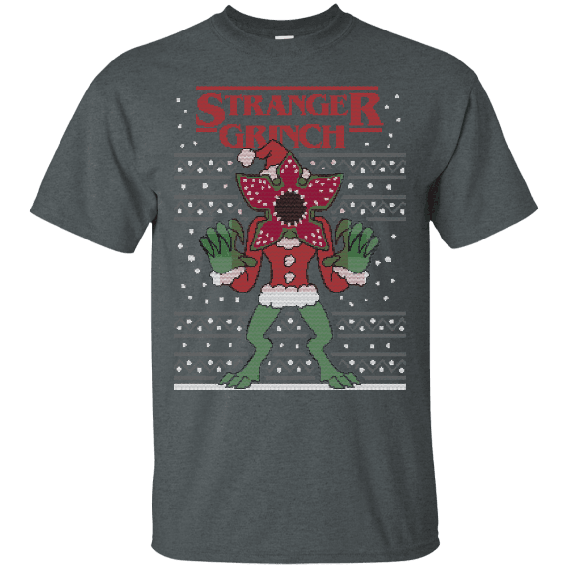 T-Shirts Dark Heather / Small Stranger Grinch T-Shirt
