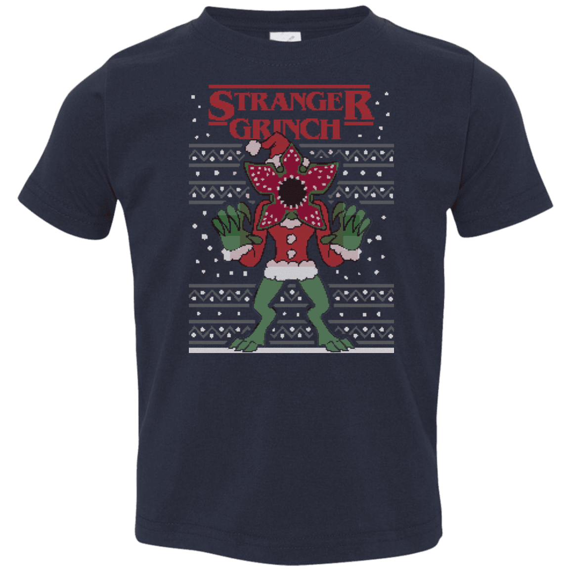 T-Shirts Navy / 2T Stranger Grinch Toddler Premium T-Shirt