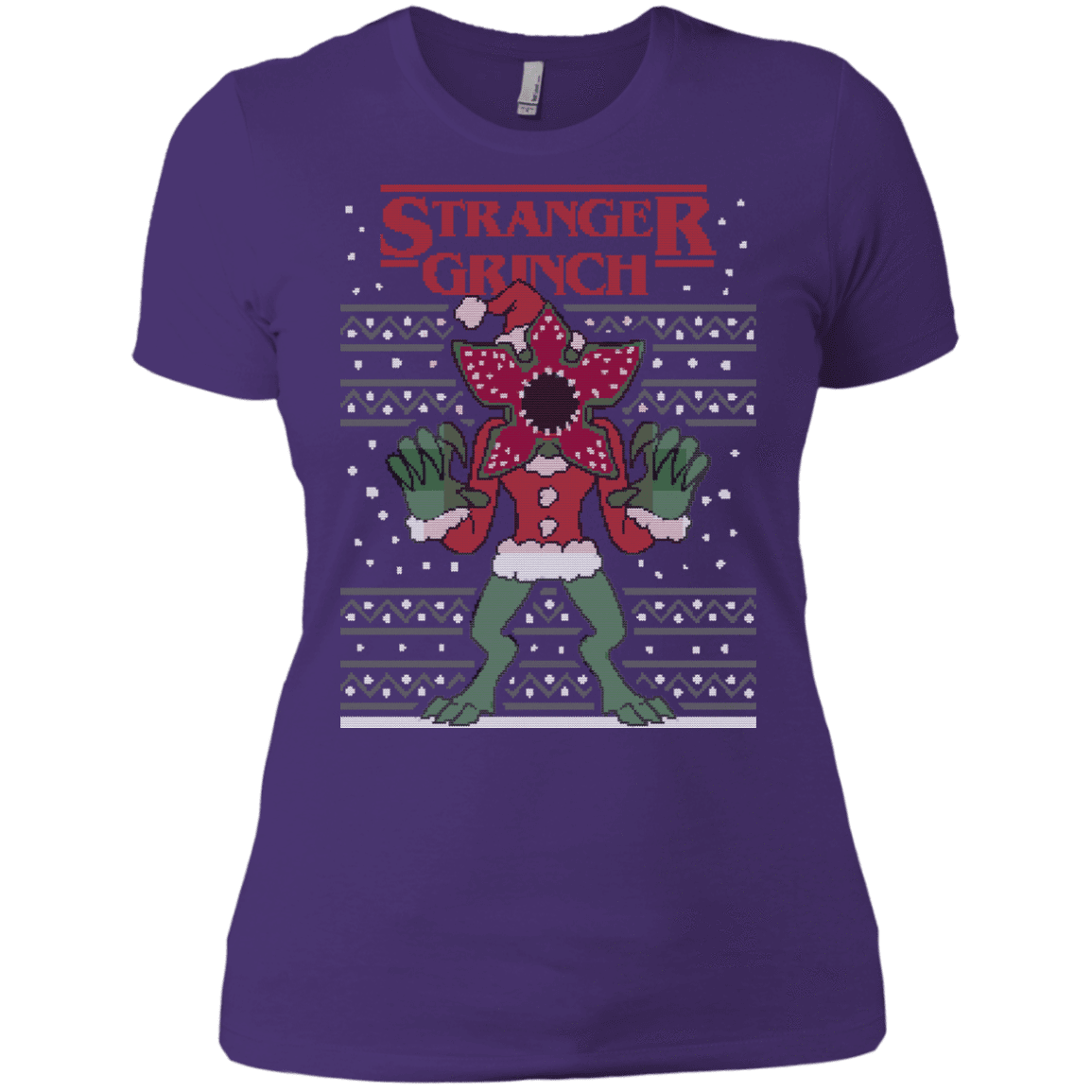 T-Shirts Purple / X-Small Stranger Grinch Women's Premium T-Shirt