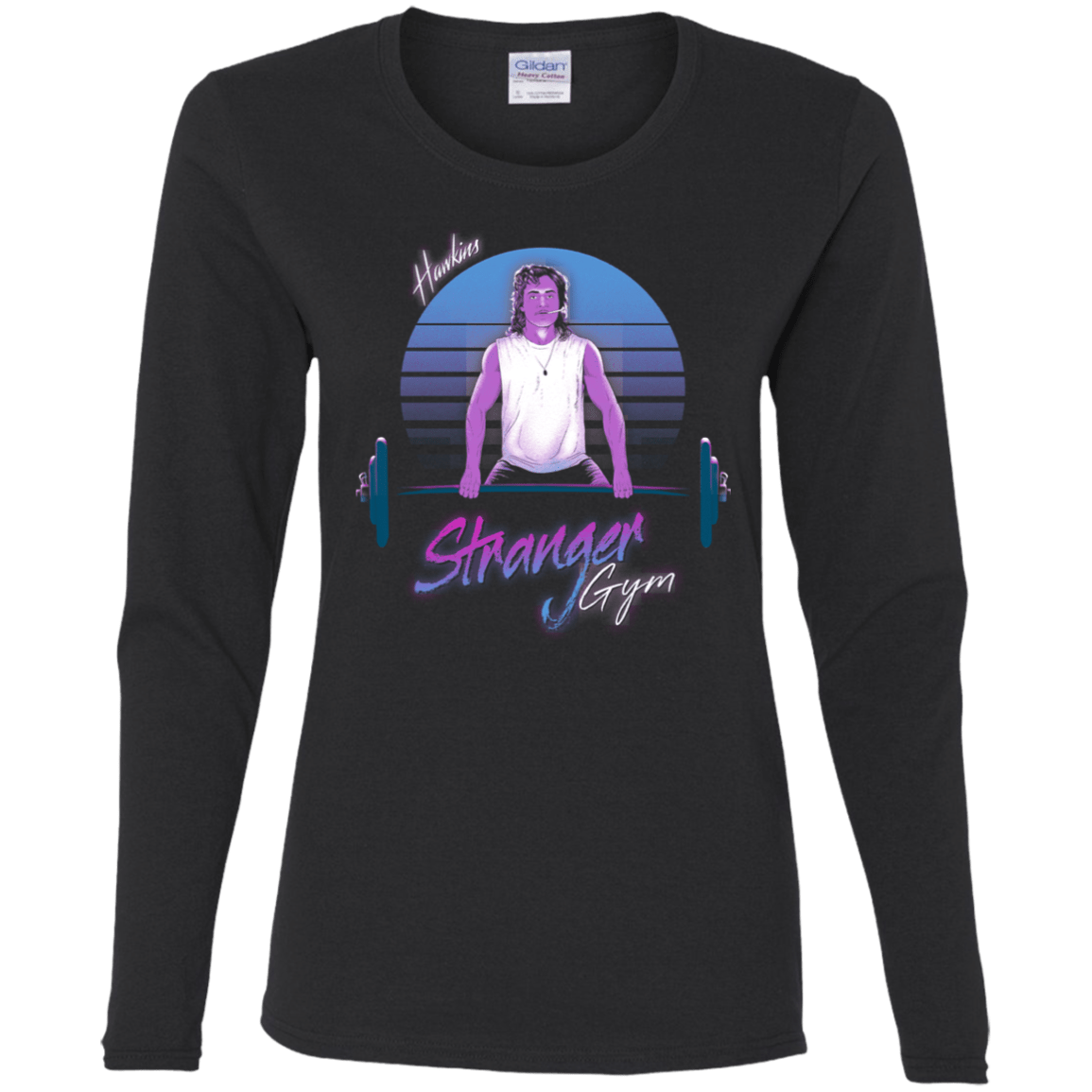 T-Shirts Black / S Stranger Gym Women's Long Sleeve T-Shirt