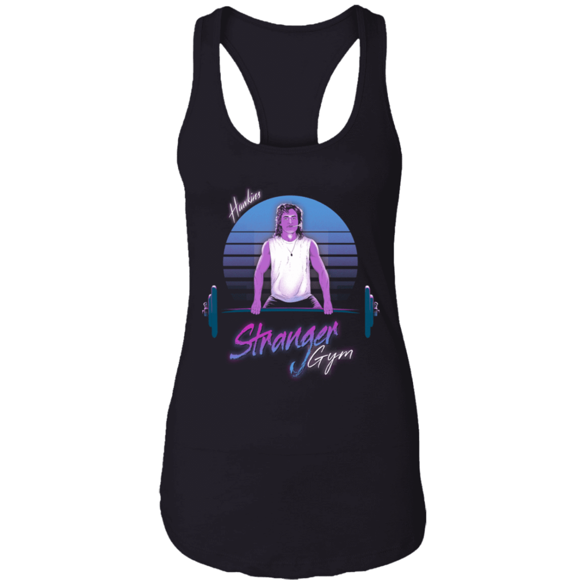 T-Shirts Black / X-Small Stranger Gym Women's Racerback Tank