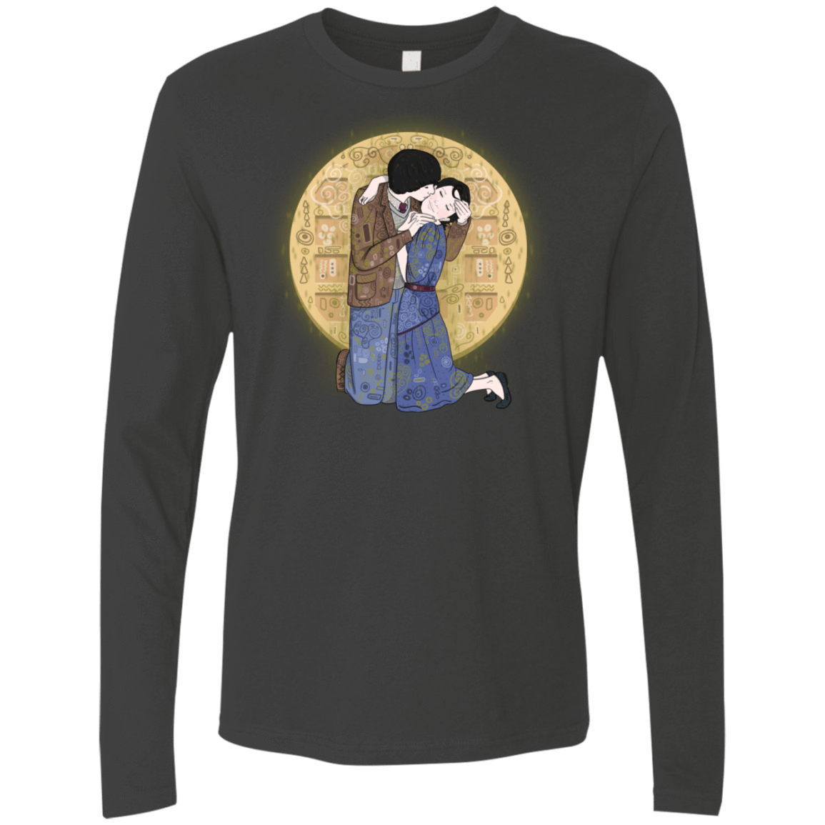 T-Shirts Heavy Metal / S Stranger Klimt Men's Premium Long Sleeve