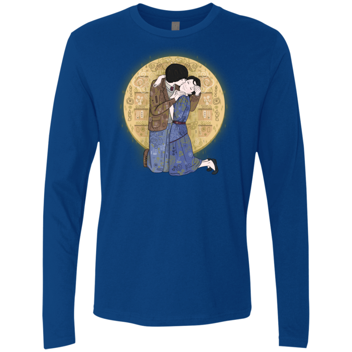 T-Shirts Royal / S Stranger Klimt Men's Premium Long Sleeve