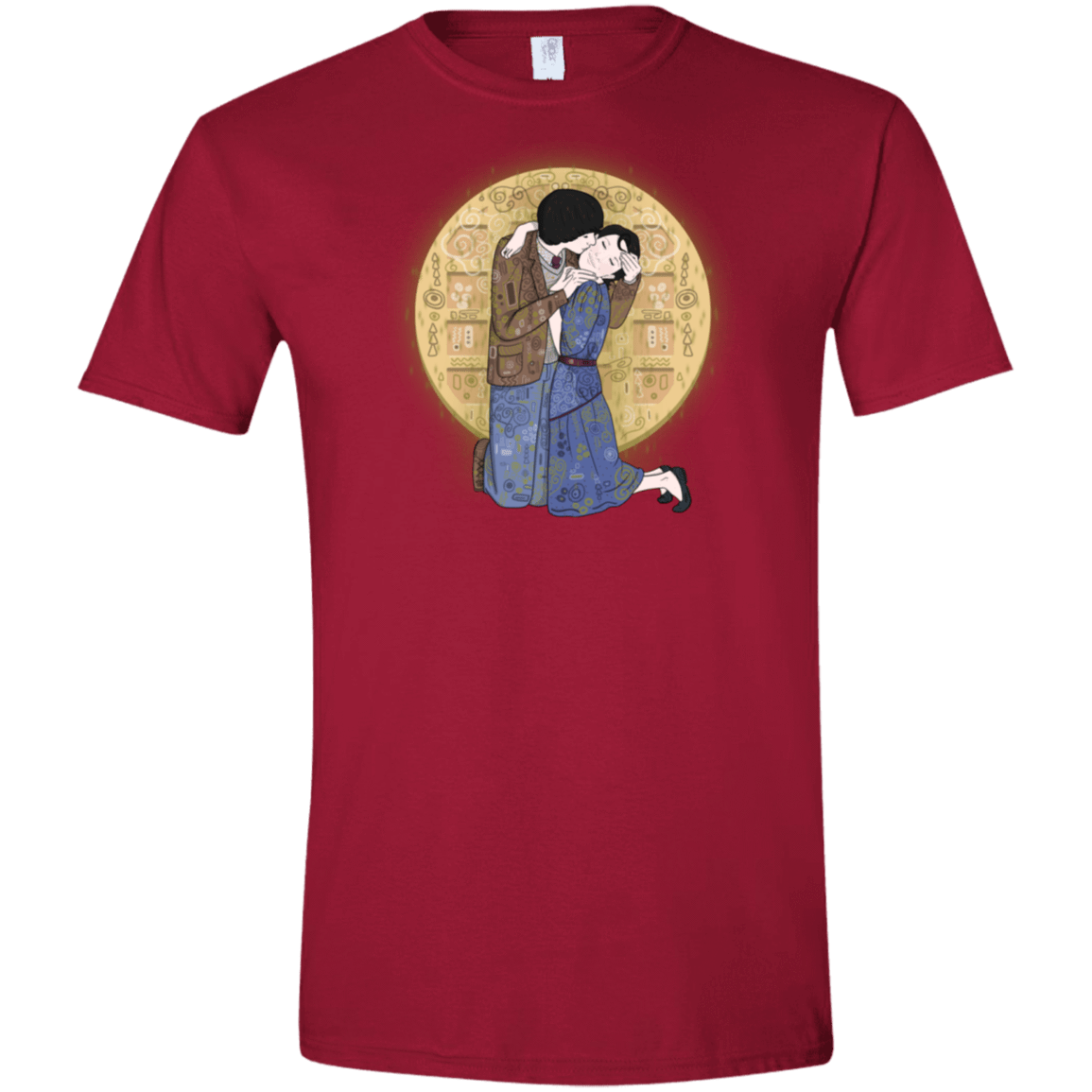 T-Shirts Cardinal Red / S Stranger Klimt Men's Semi-Fitted Softstyle