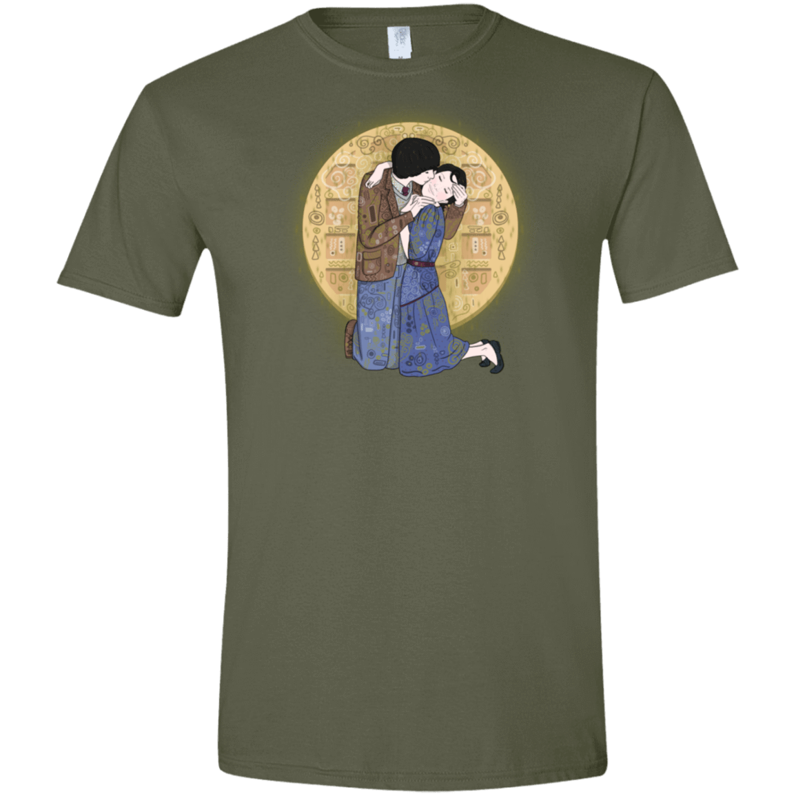 T-Shirts Military Green / S Stranger Klimt Men's Semi-Fitted Softstyle