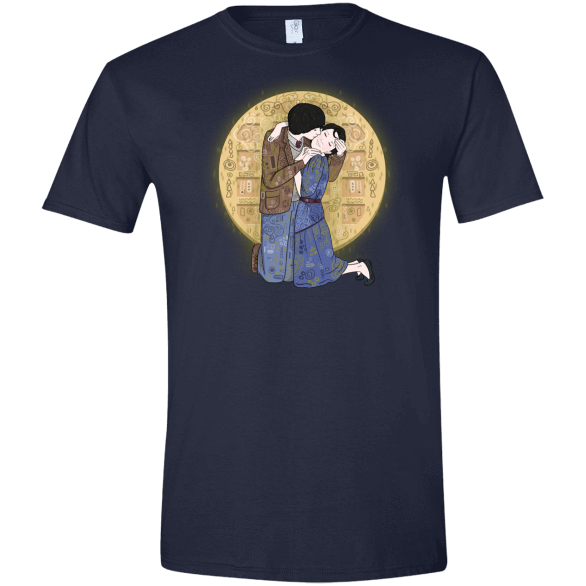 T-Shirts Navy / X-Small Stranger Klimt Men's Semi-Fitted Softstyle