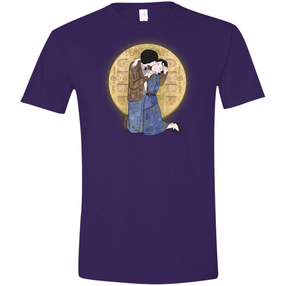T-Shirts Purple / S Stranger Klimt Men's Semi-Fitted Softstyle