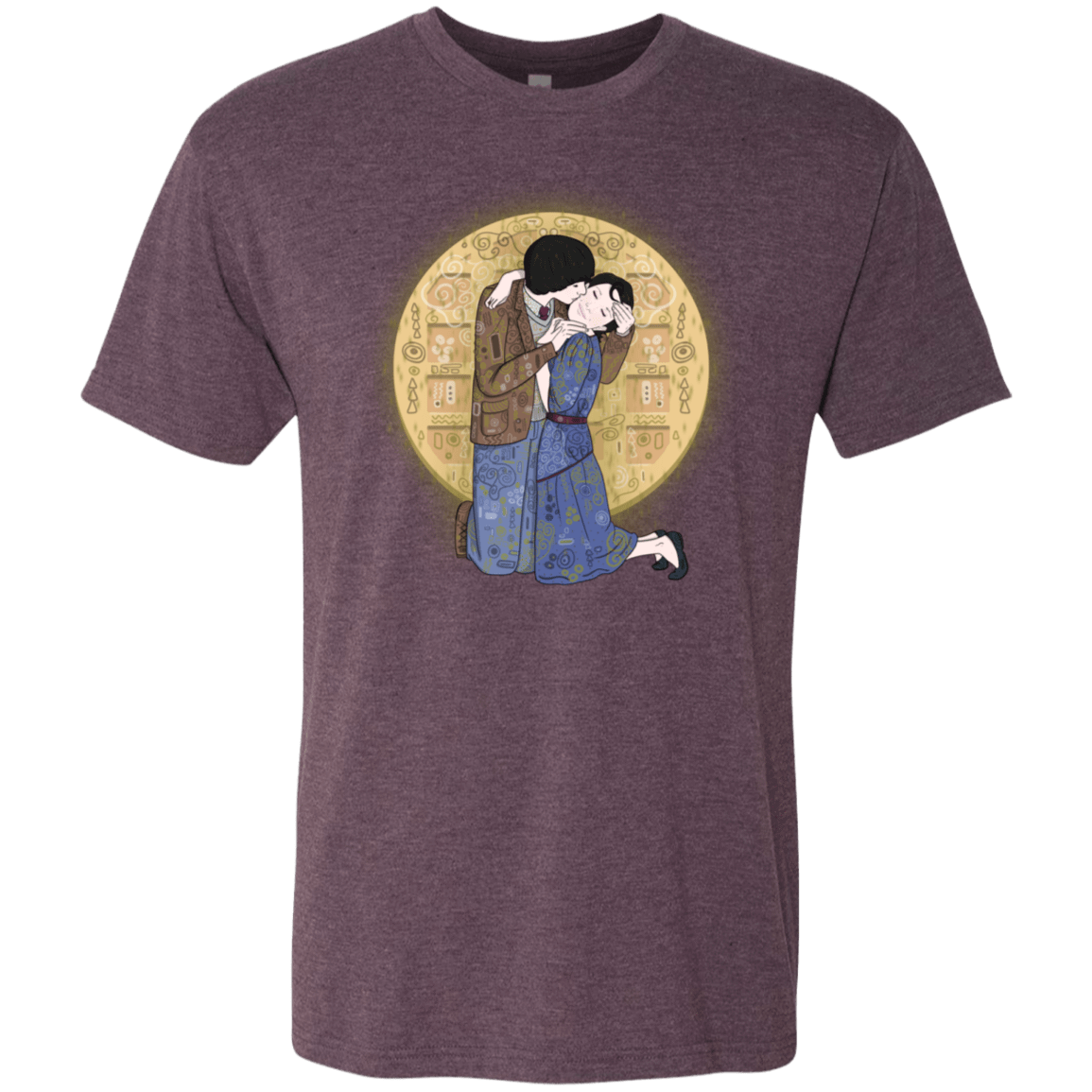 T-Shirts Vintage Purple / S Stranger Klimt Men's Triblend T-Shirt