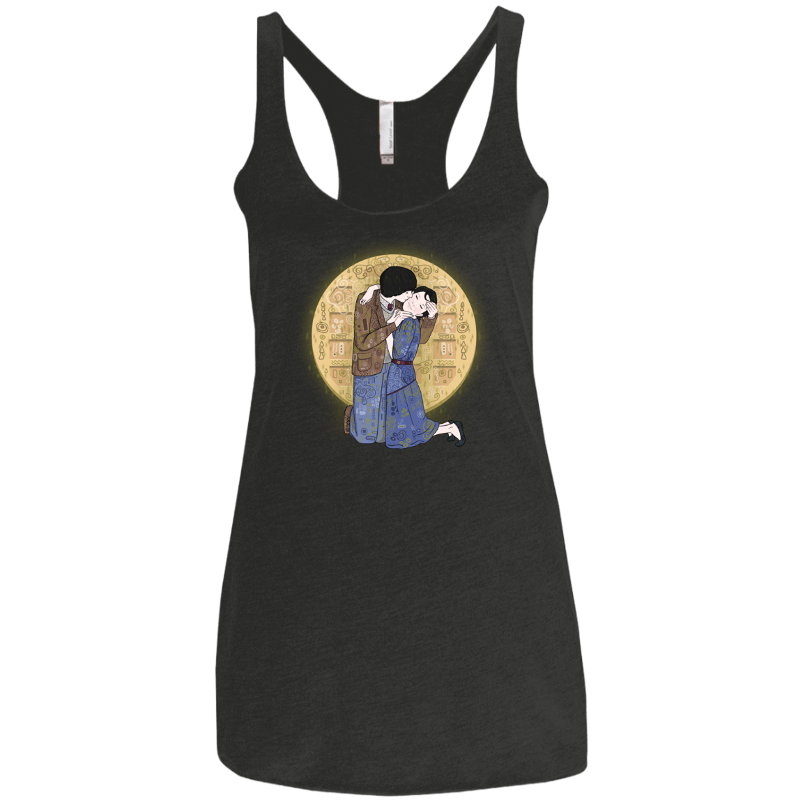 T-Shirts Vintage Black / X-Small Stranger Klimt Women's Triblend Racerback Tank