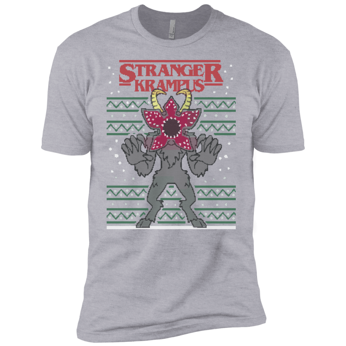 T-Shirts Heather Grey / YXS Stranger Krampus Boys Premium T-Shirt