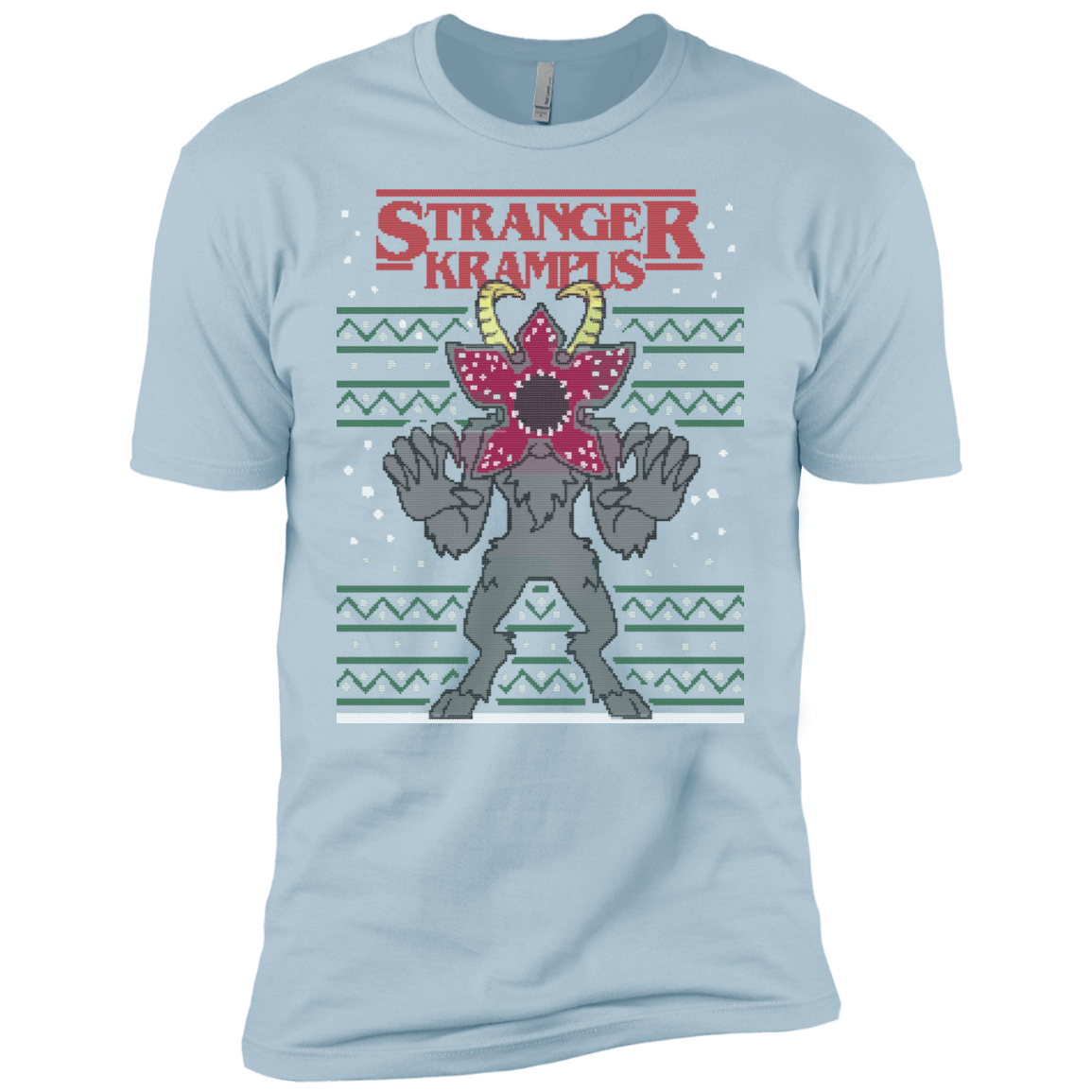 T-Shirts Light Blue / YXS Stranger Krampus Boys Premium T-Shirt